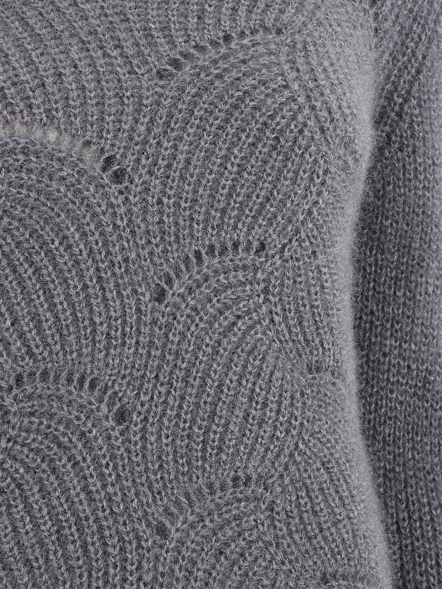 Pull uni duveteux - Gris - 3