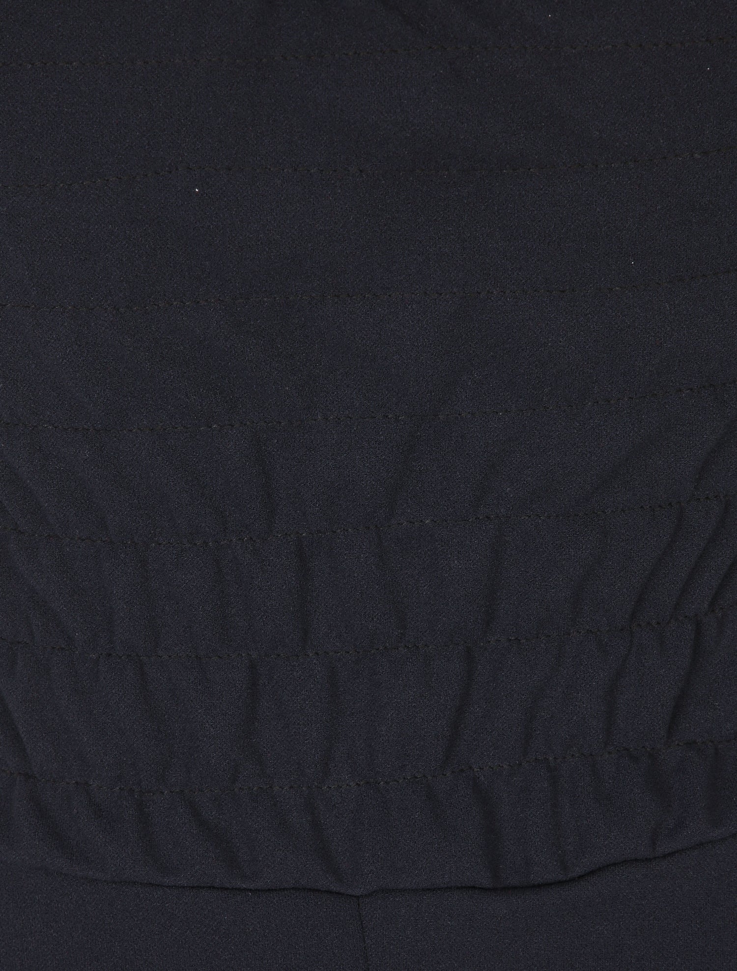 Robe patineuse à buste et taille rayés - Marine - 3