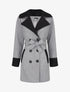 Manteau mi-long en laine mélangée - Gris - 5
