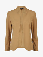 Veste fluide à col cranté - Camel - 4