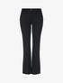 Pantalon droit classique à taille haute - Noir - 1