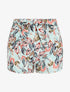 Short imprimé feuilles tropicales - Bleu clair - 4