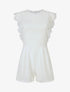 Combishort à buste en dentelle - Blanc - 4