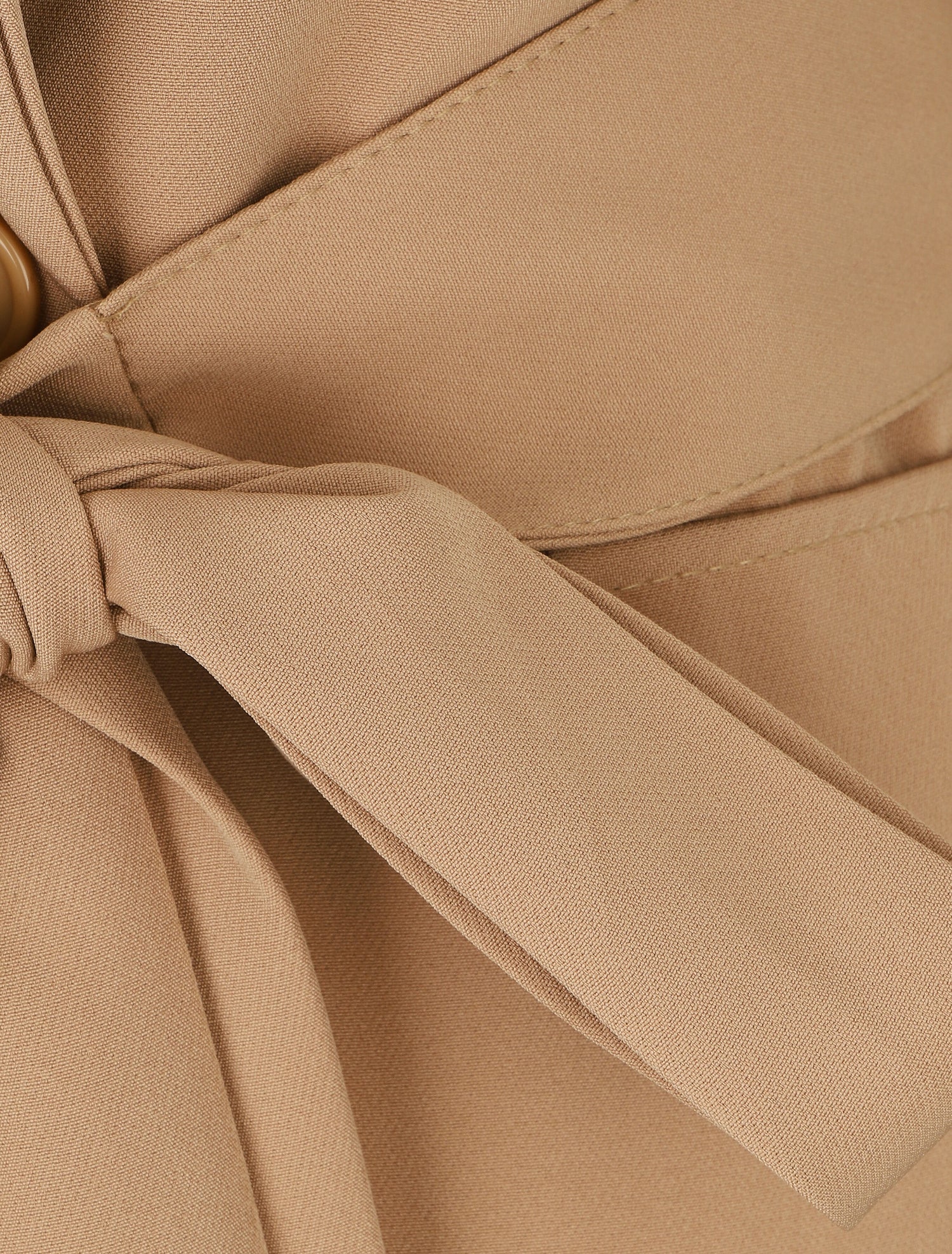 Blazer oversize ceinturé - Camel - 3