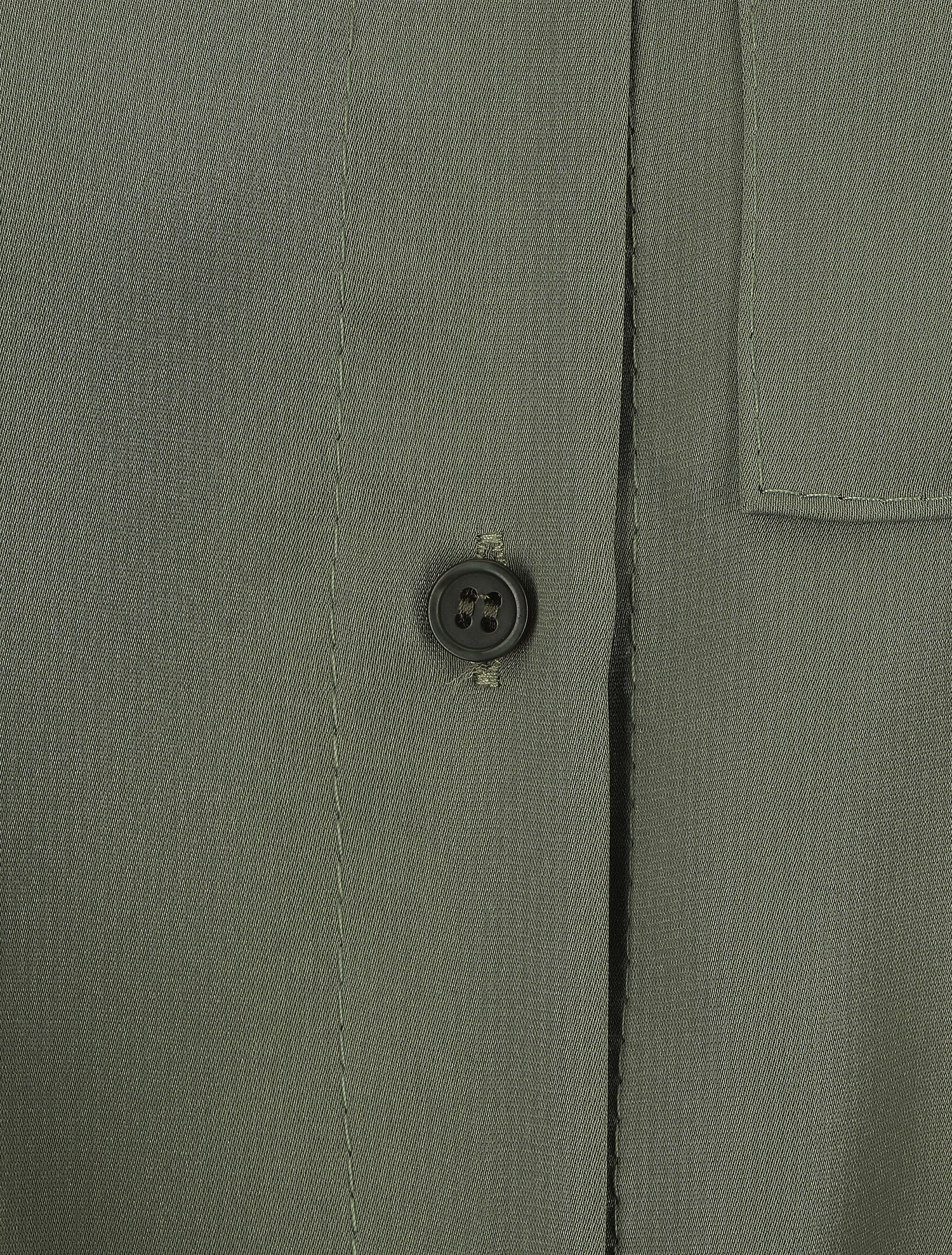 Blouse fluide à manches retroussables - Kaki - 3