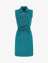 Robe droite effet jean - Bleu canard - 1