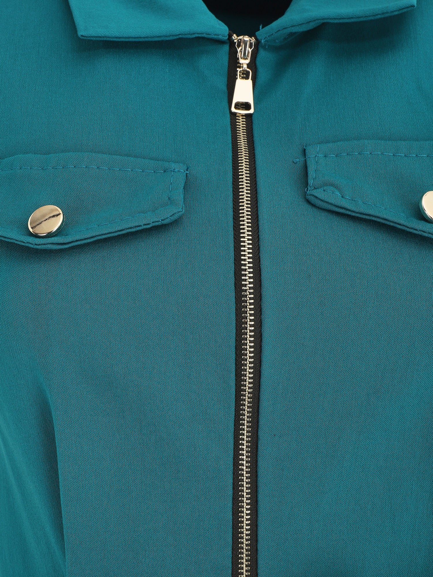 Robe droite effet jean - Bleu canard - 3
