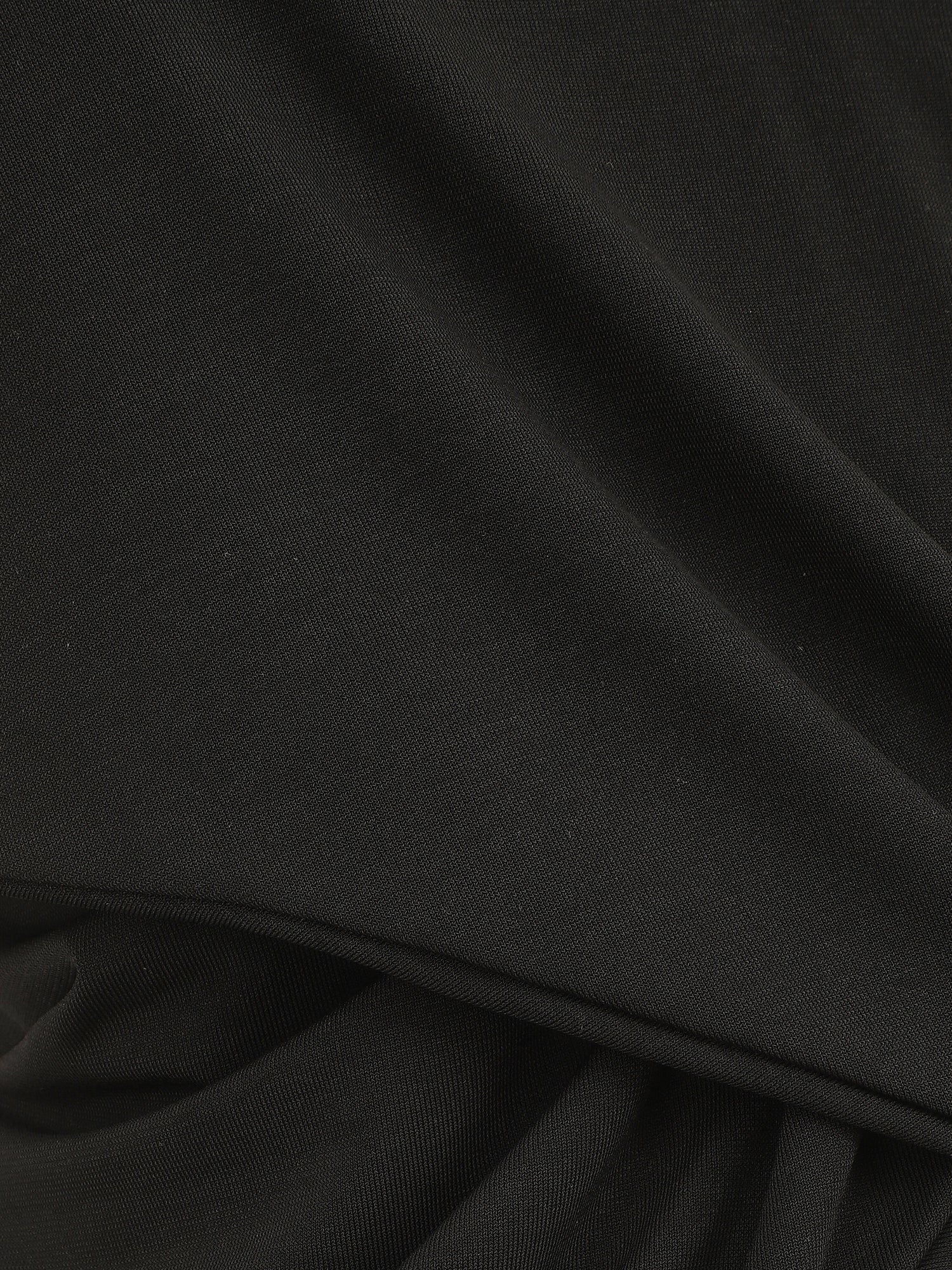Top uni à base asymétrique - Noir - 3