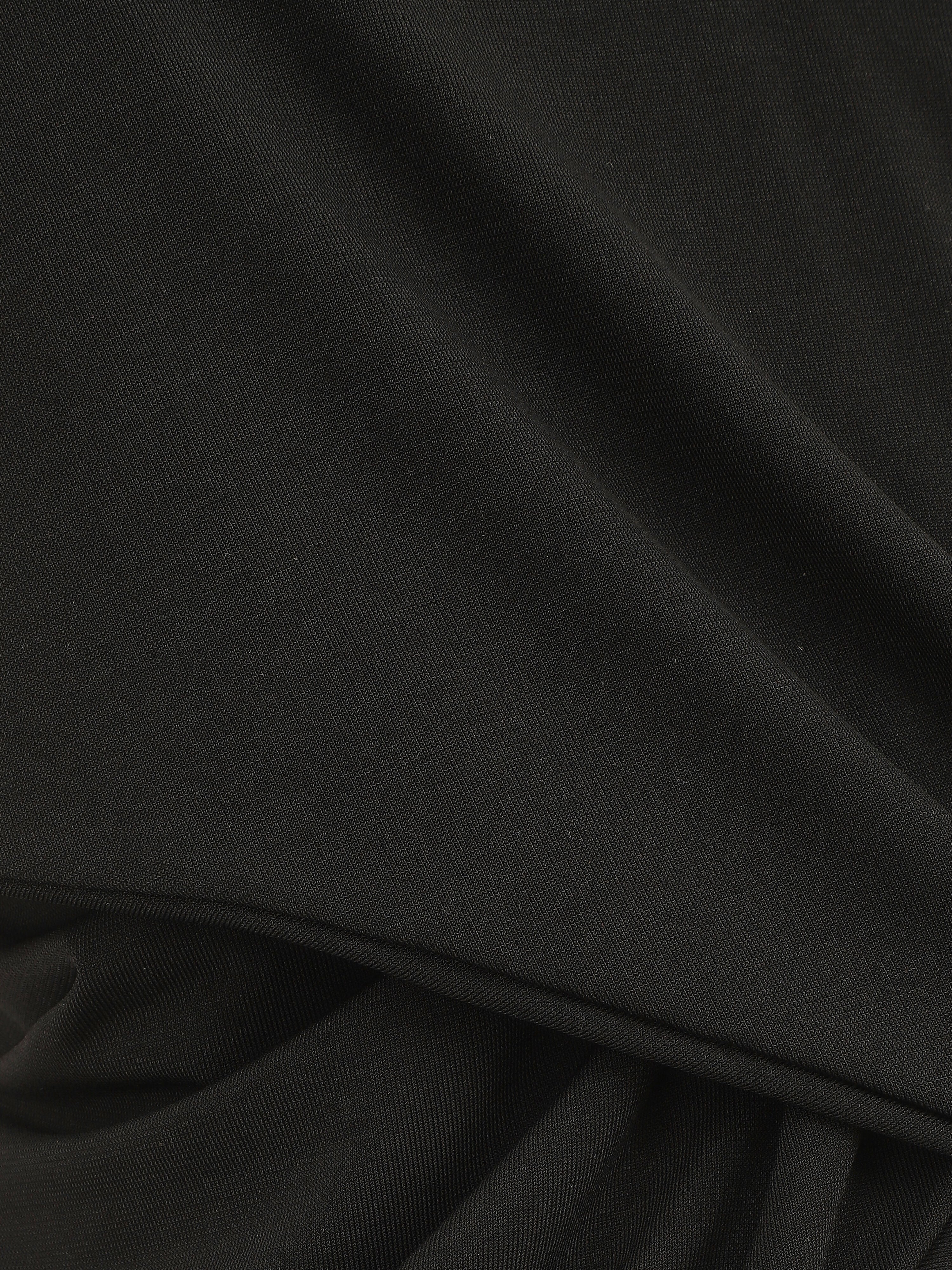 Top uni à base asymétrique - Noir - 3