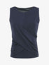 Top uni à base asymétrique - Marine - 1