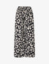 Pantalon ample à imprimé graphique - Noir - 5