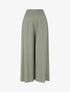 Pantalon ample à taille élastiquée - Kaki - 1