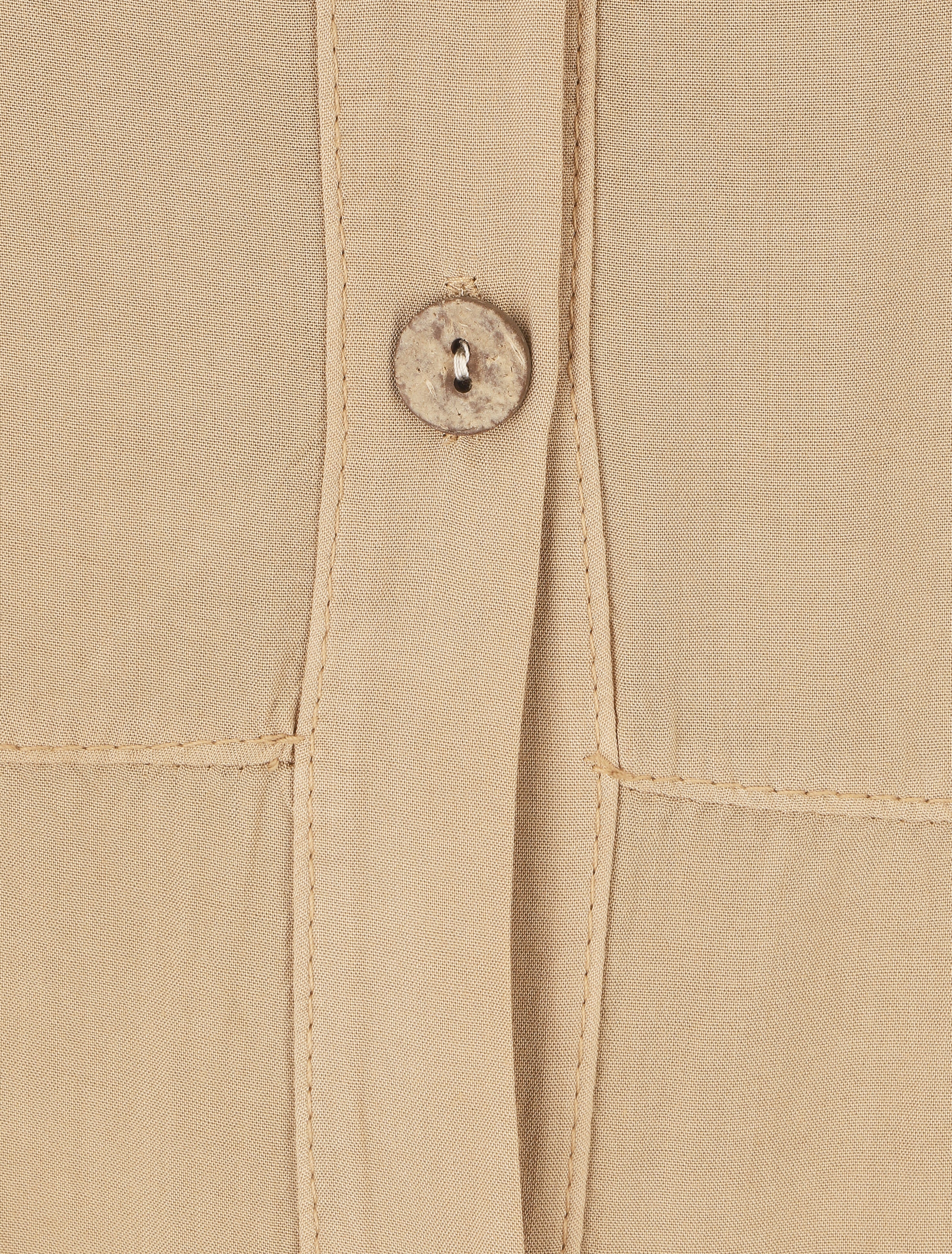 Chemise fluide oversize - Camel - 3
