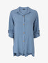 Chemise fluide oversize - Bleu ciel - 1