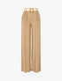 Pantalon fluide ample - Camel - 5