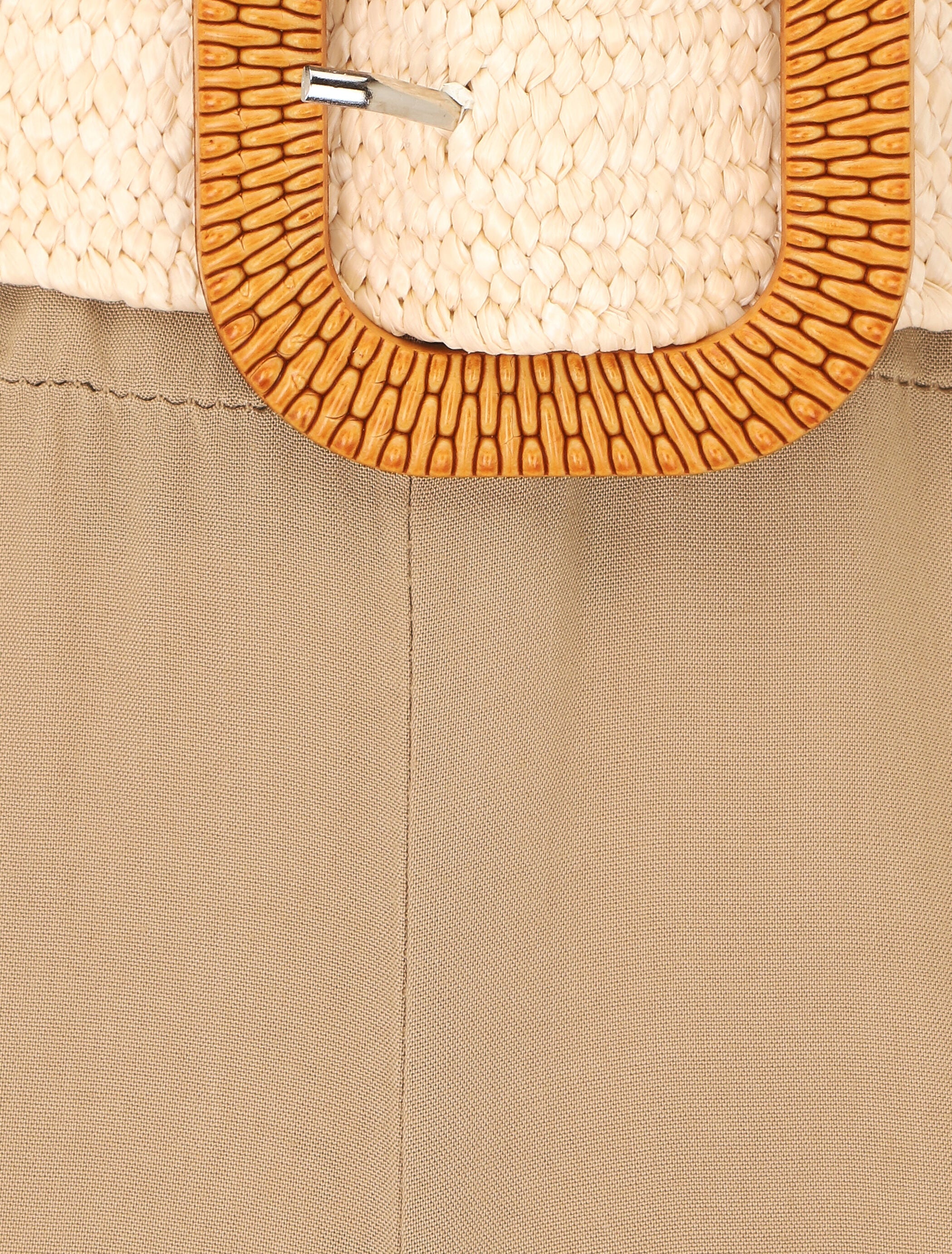 Pantalon fluide ample - Camel - 3