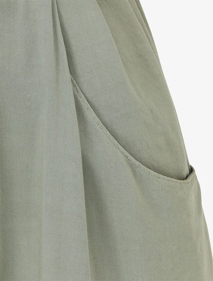 Pantalon fluide ample - Kaki - 3