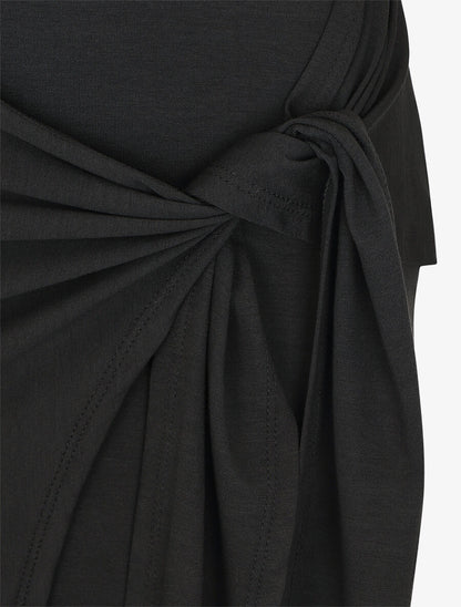 Robe longue style portefeuille - Noir - 3