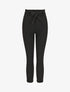 Pantalon paper bag slim taille haute - Noir - 1