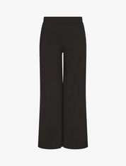 Pantalon fluide uni - Noir - 1