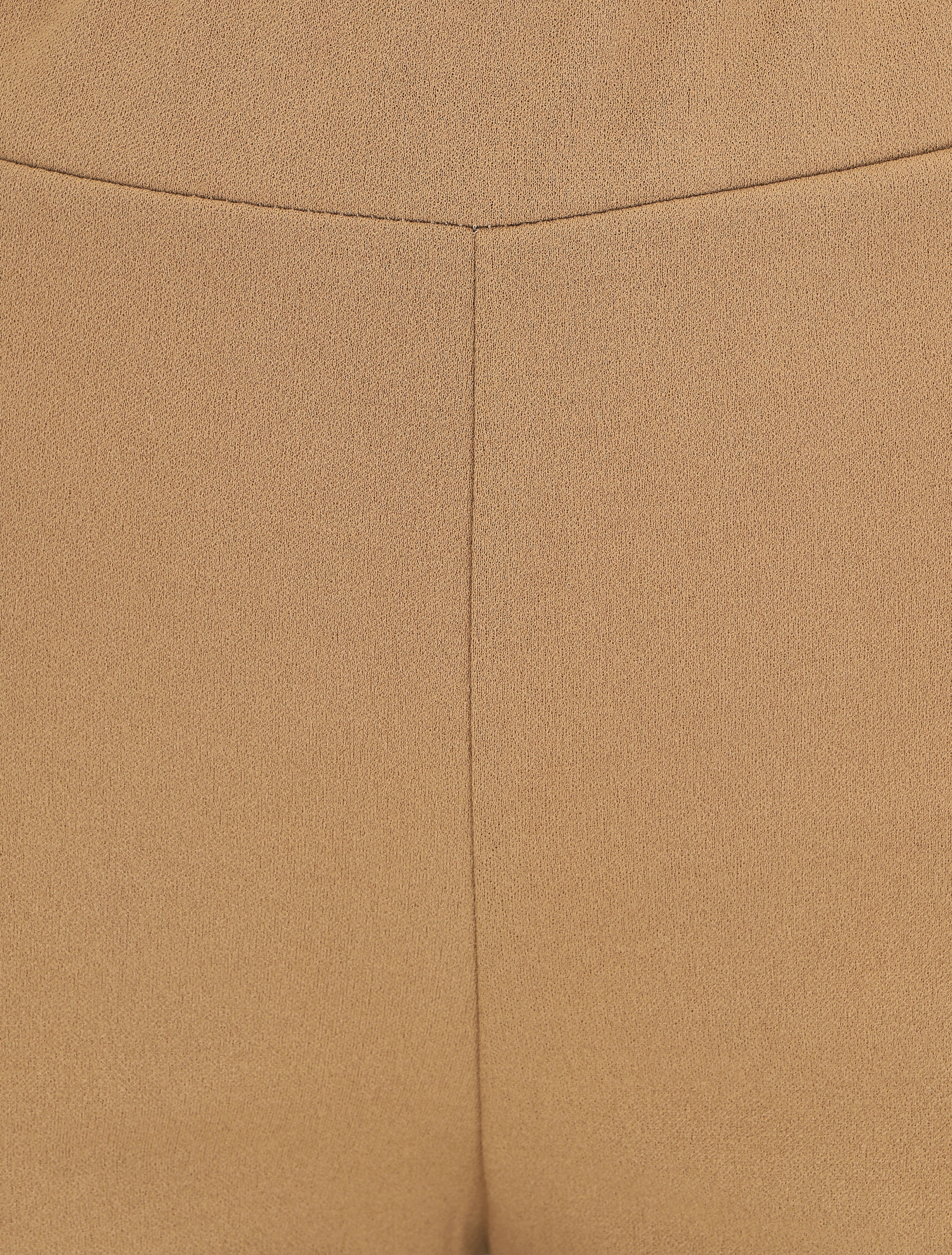 Pantalon fluide uni - Camel - 3