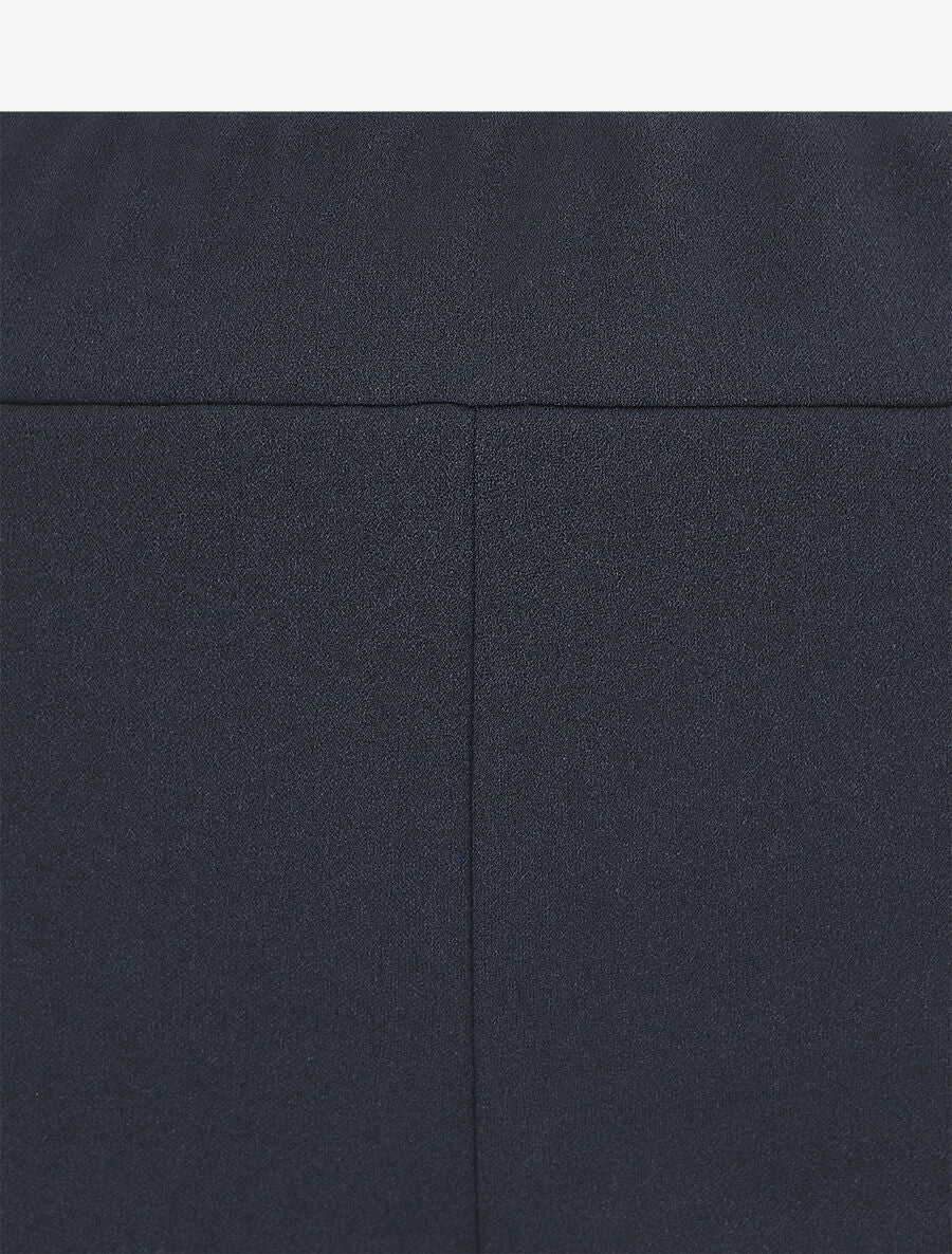 Pantalon fluide uni - Marine - 3