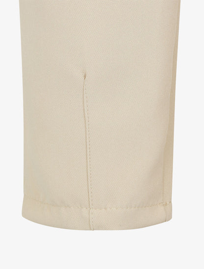 Pantalon cargo taille haute - Beige - 3
