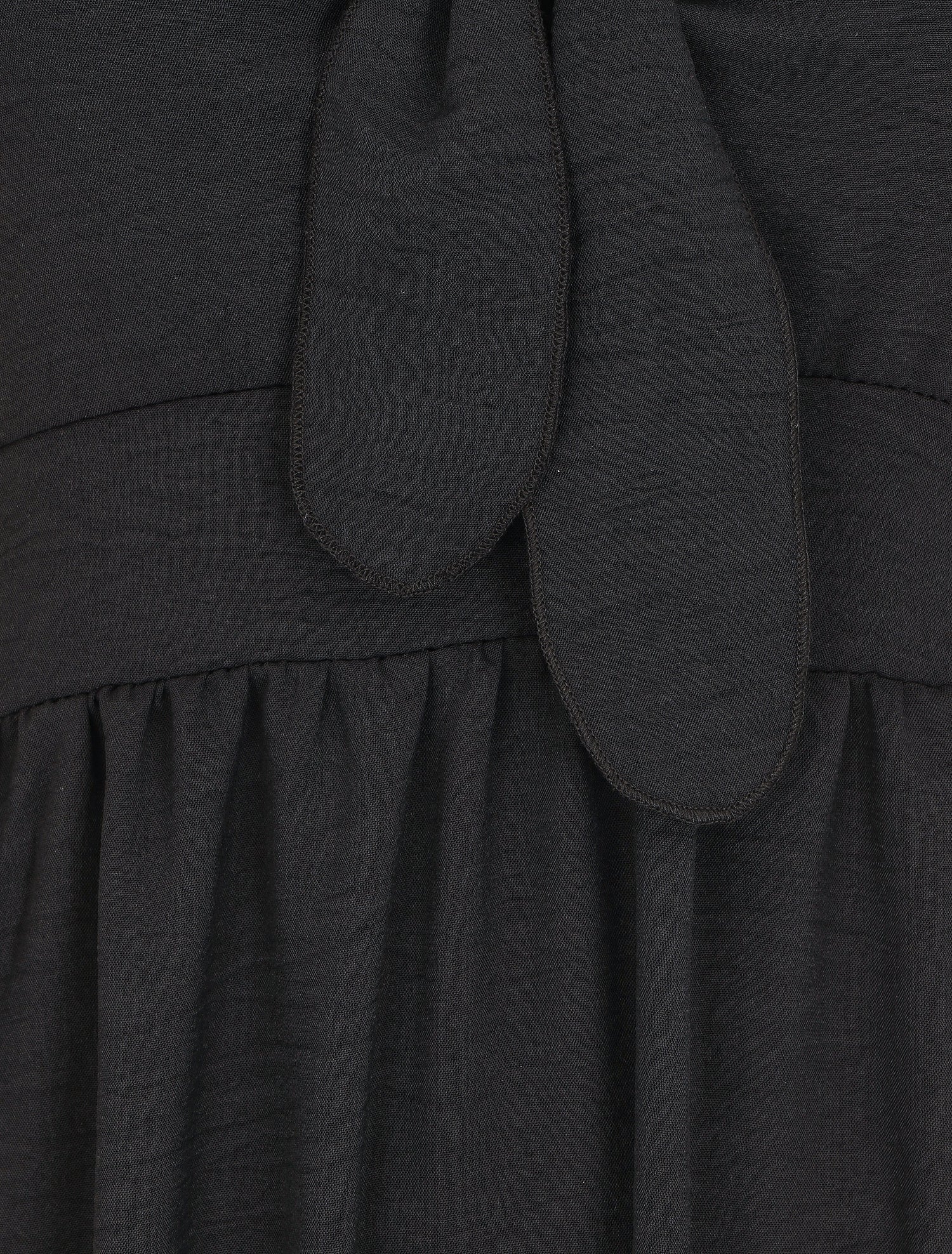 Robe longue unie dos nu - Noir - 3