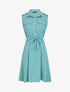 Robe unie à taille élastiquée - Vert d&