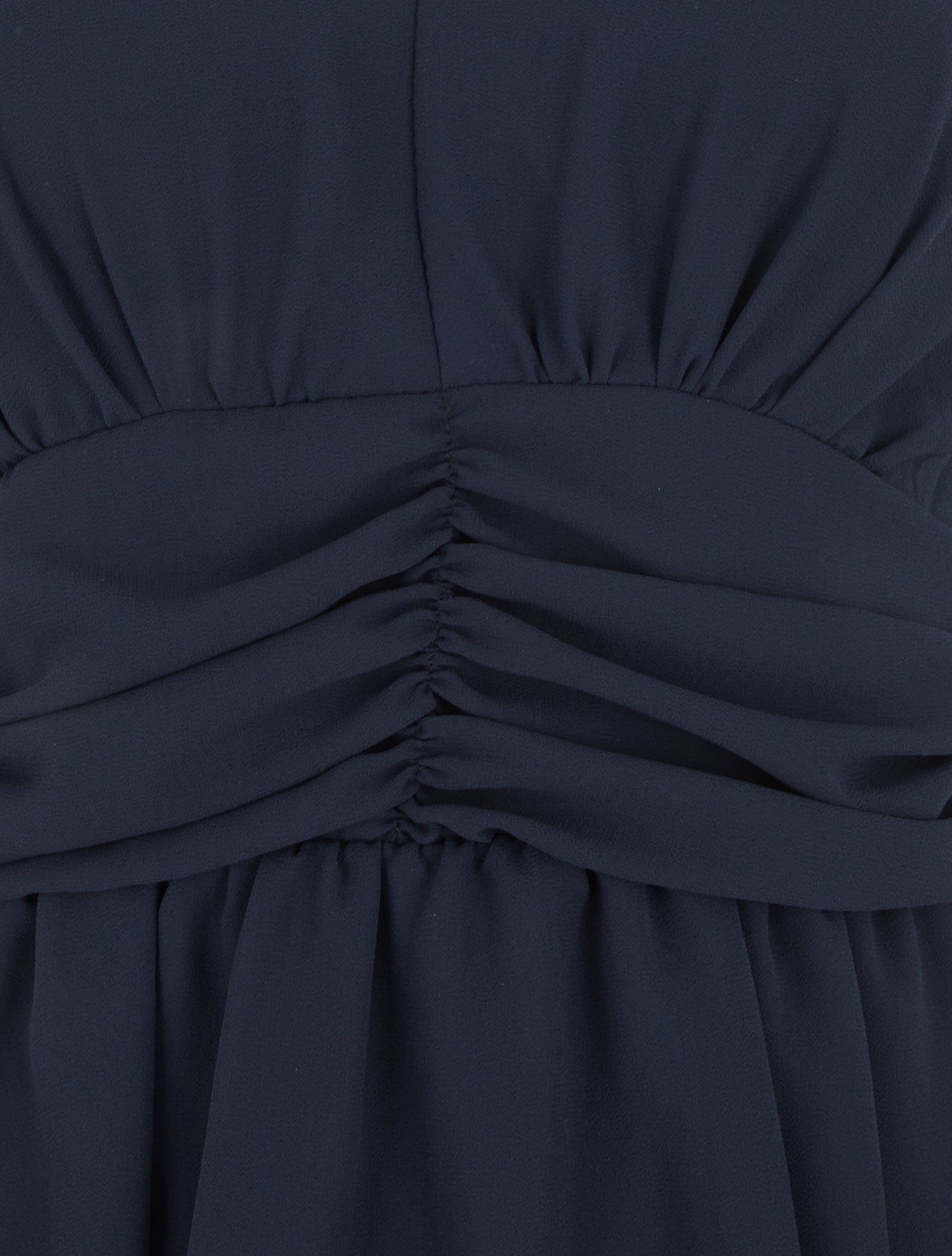 Robe courte unie - Marine - 3