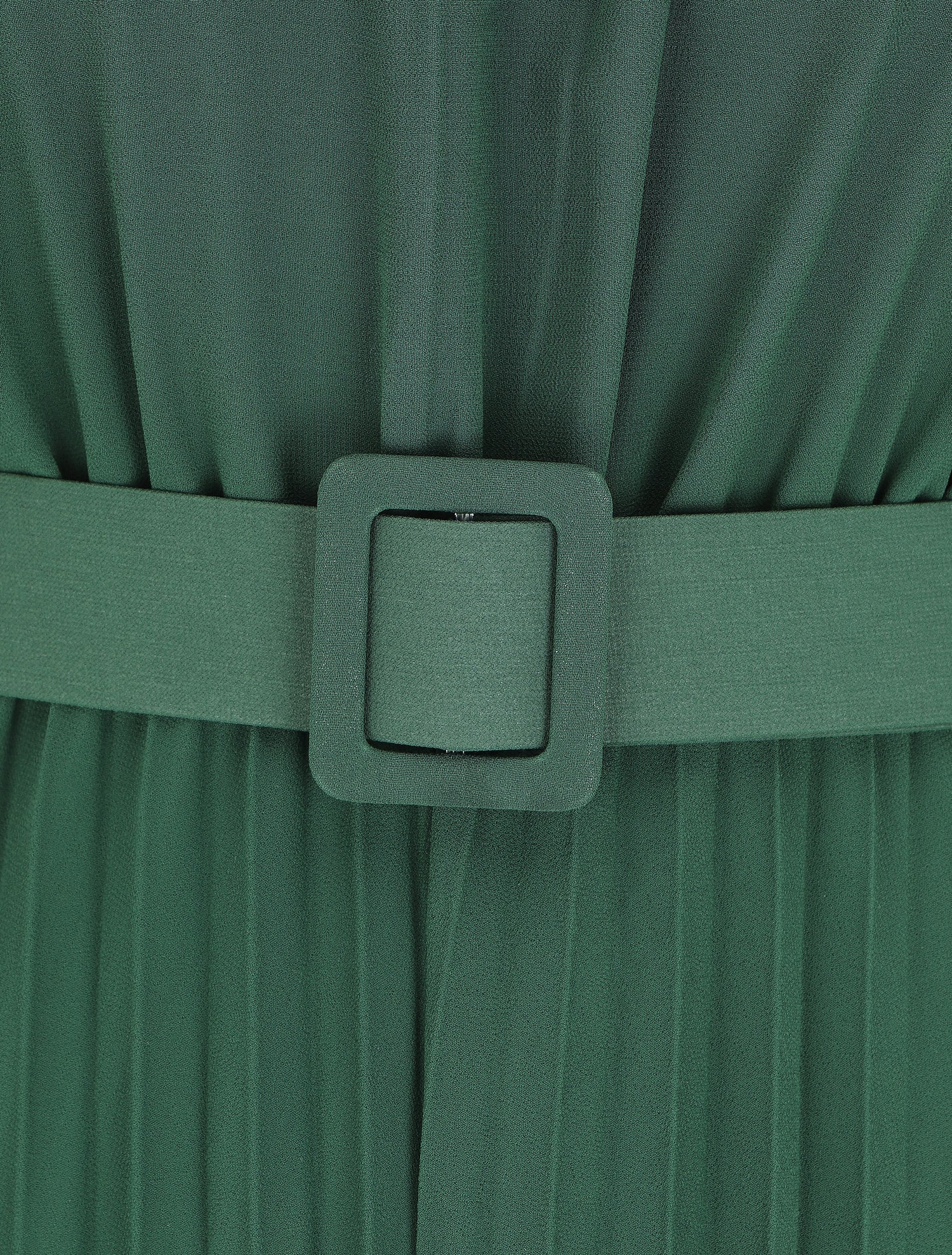 Combinaison plissée sans manches - Vert foncé - 3