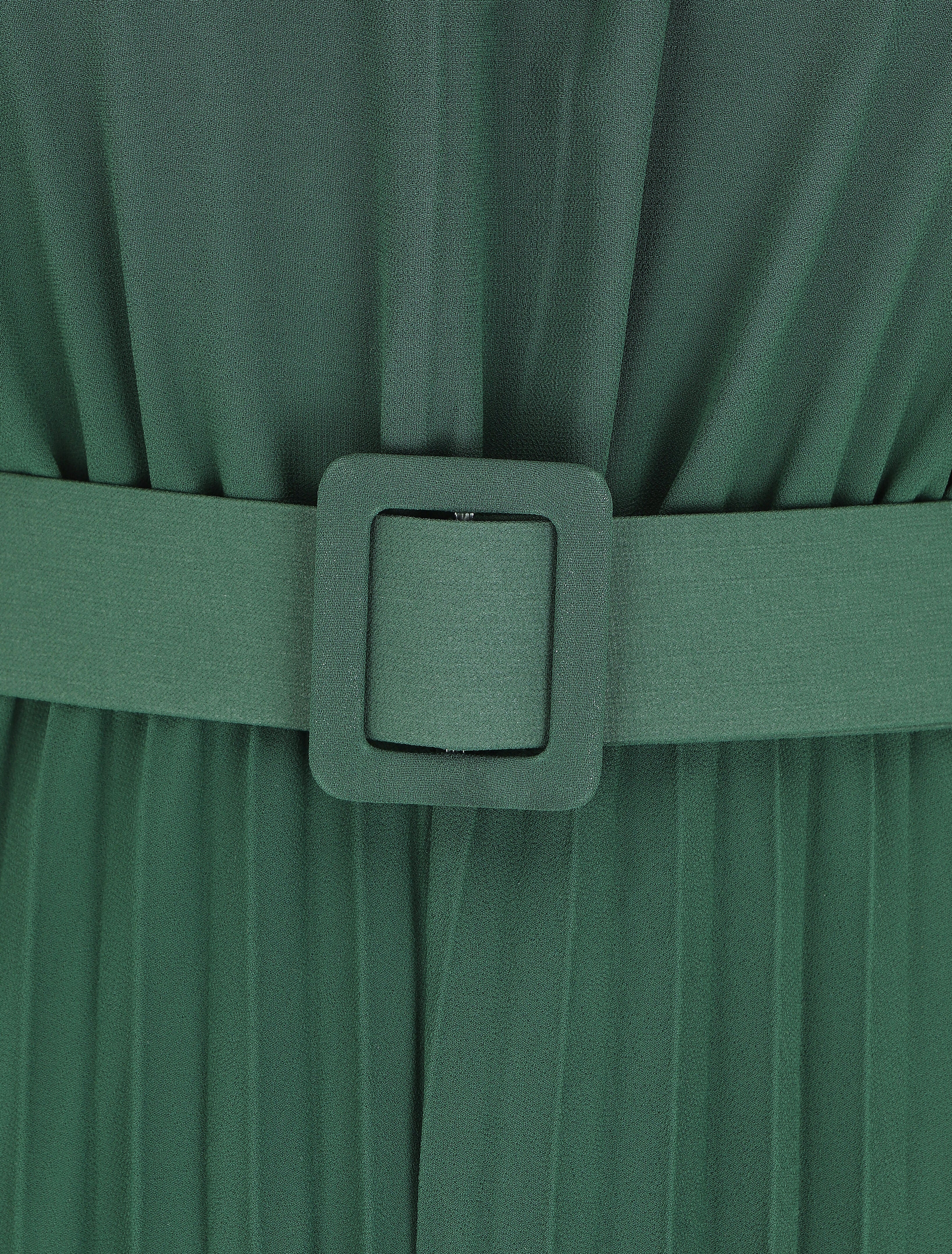 Combinaison plissée sans manches - Vert foncé - 3