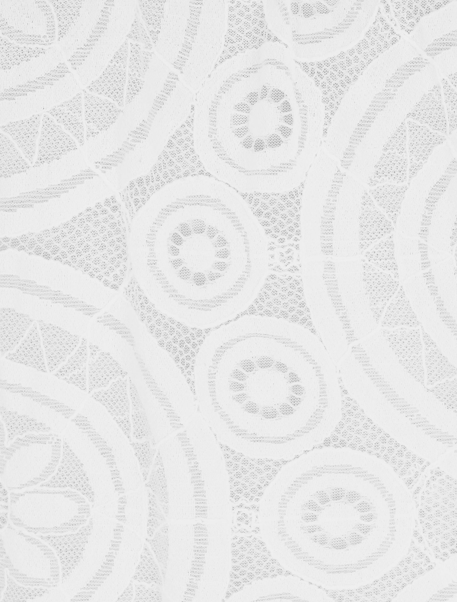 Blouse unie à broderies - Blanc - 3