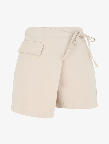 Short uni style portefeuille - Beige - 5