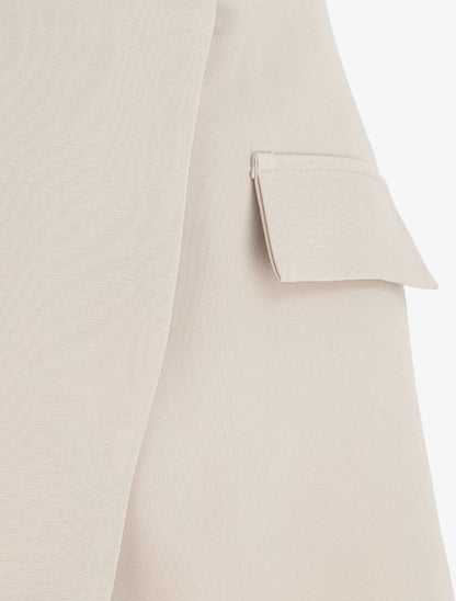 Short style jupe portefeuille - Beige - 3