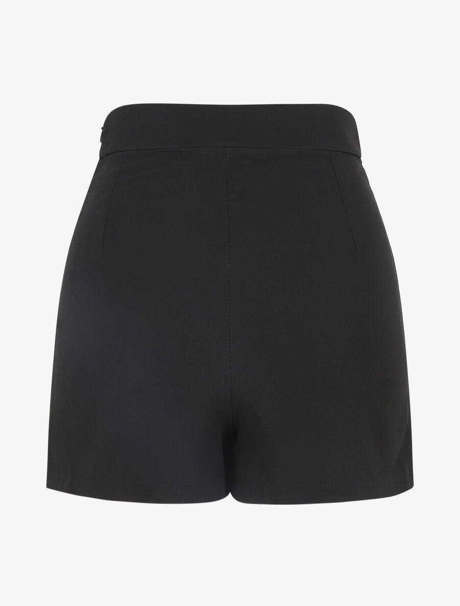 Short jupe taille haute - Noir - 2