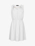 Robe courte sans manches à chaîne - Blanc - 1