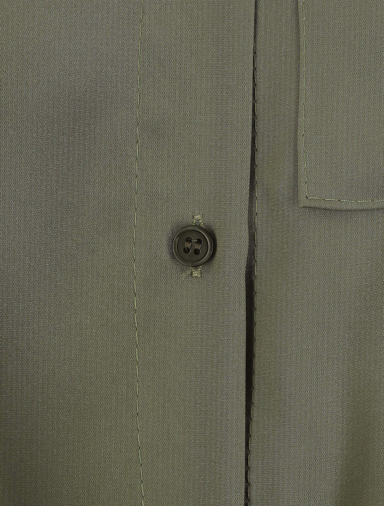 Chemise fluide unie à nouer - Kaki - 3