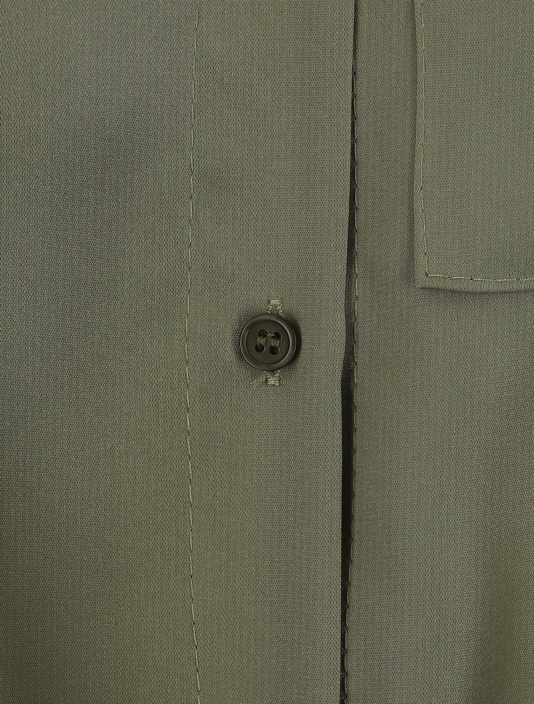 Chemise fluide unie à nouer - Kaki - 3