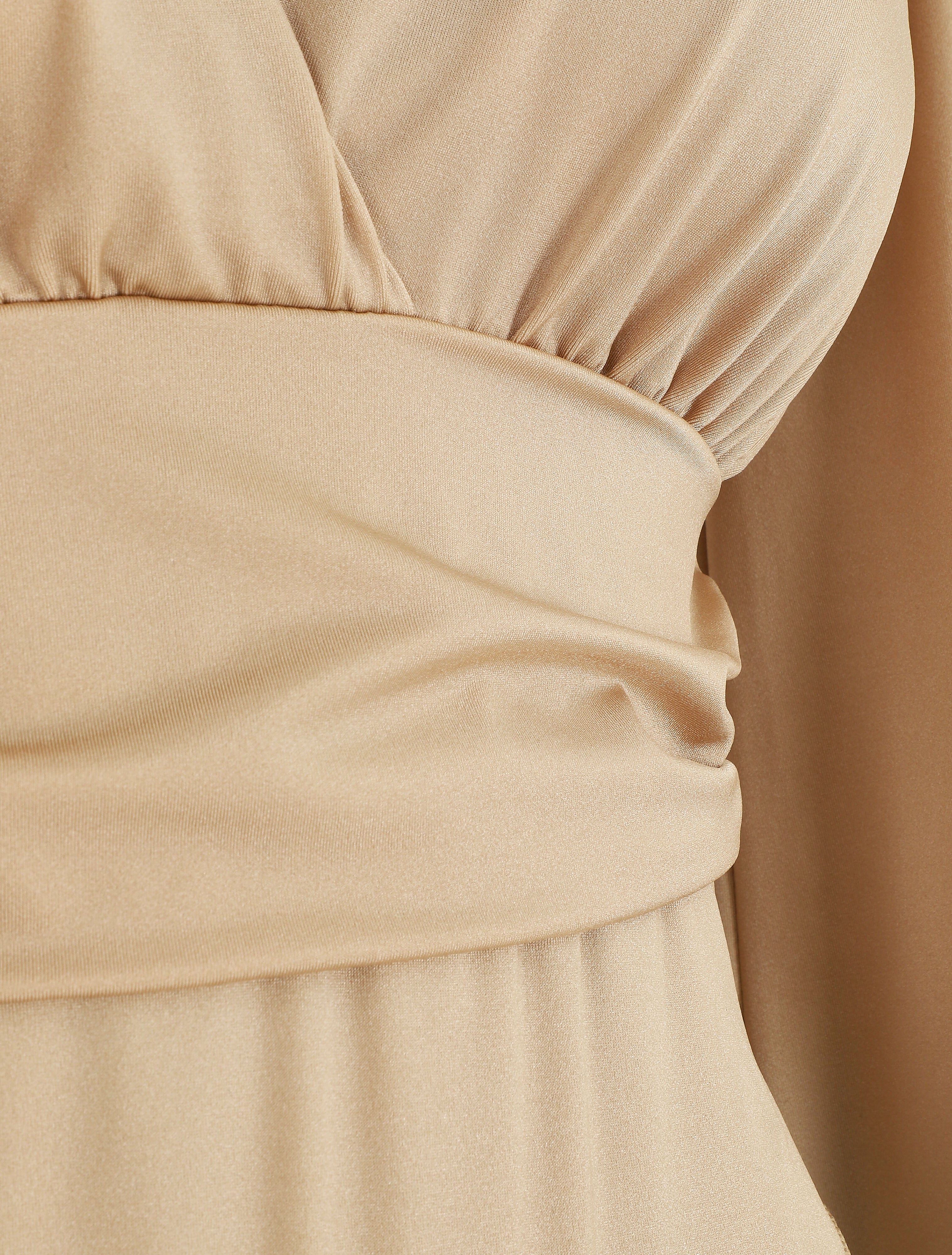 Body uni à manches longues - Or - 3