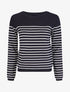 Pull marinière manches longues - Marine - 1