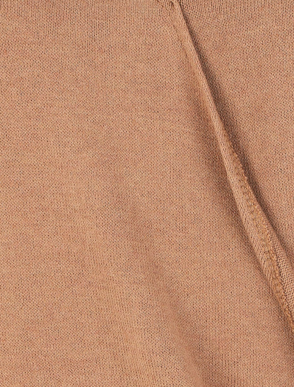 Pull loose style cache-coeur - Camel - 3