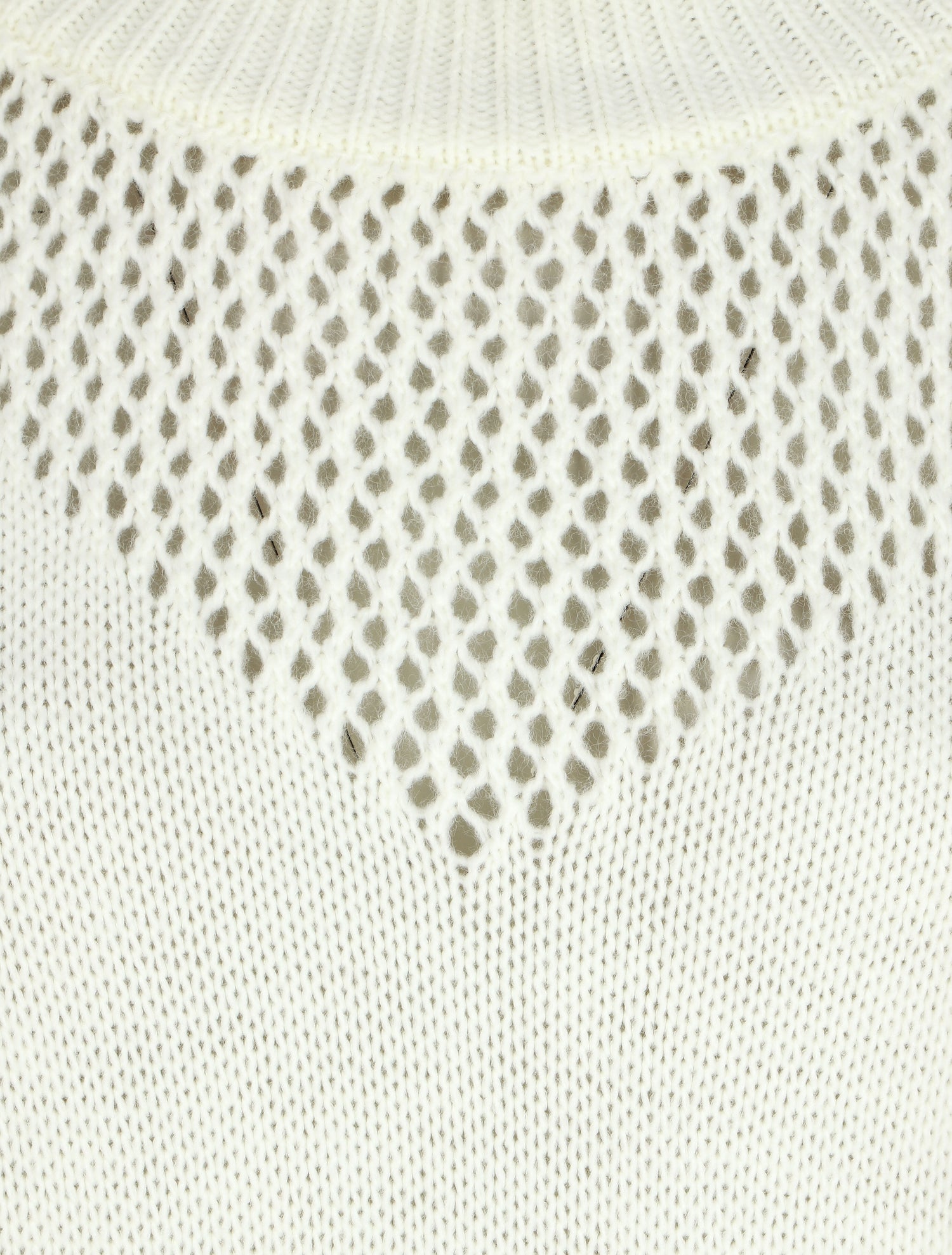Pull droit à motif en V - Rose - 3