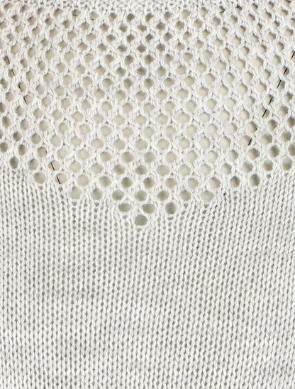 Pull droit à motif en V - Gris/noir - 3