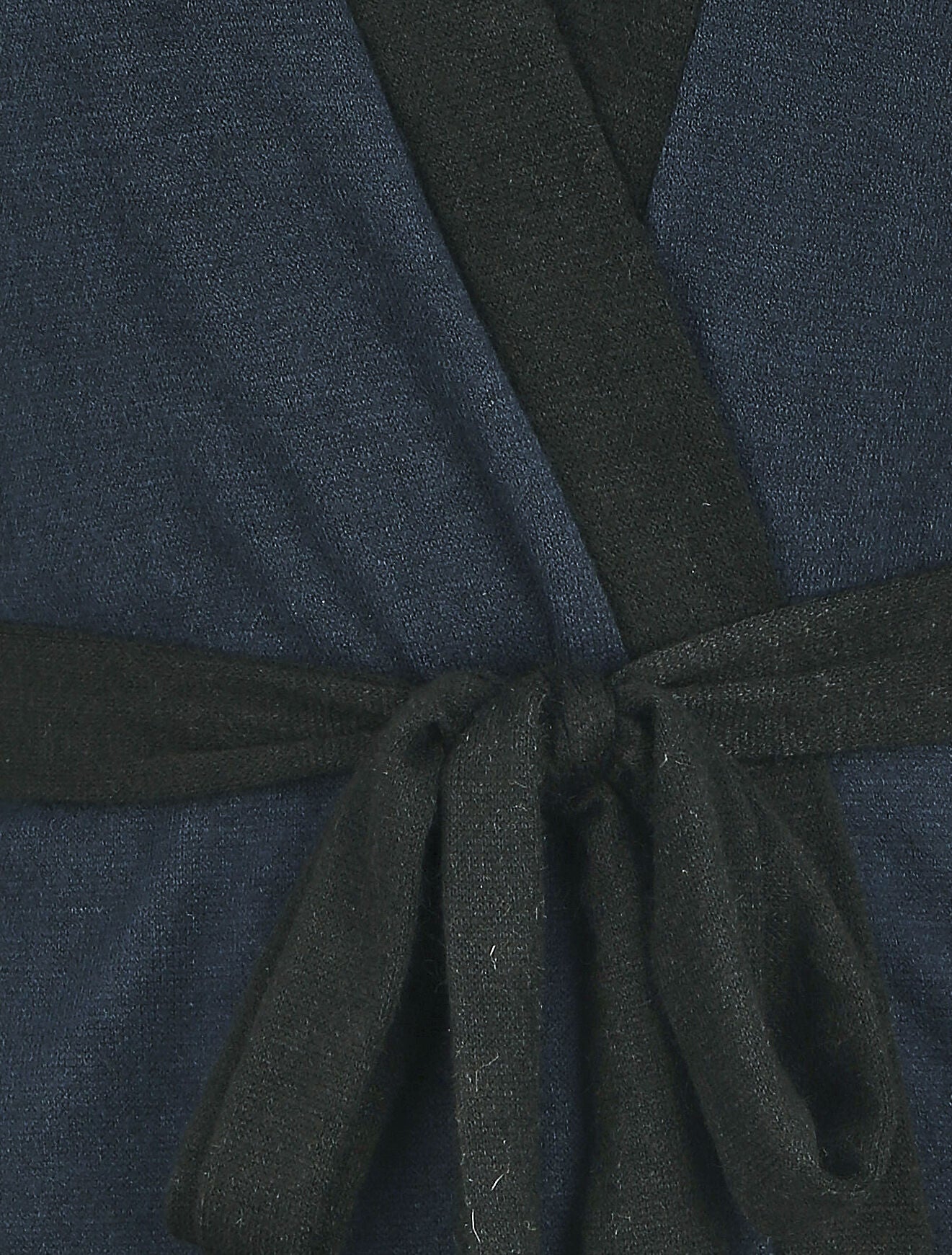 Gilet mi-long coupe droite - Marine - 3