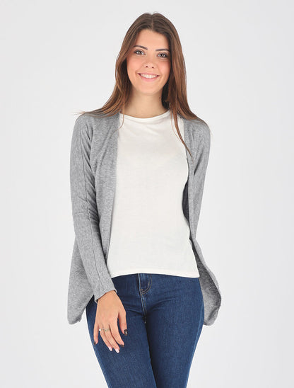 Ensemble gilet et t-shirt bicolore - Gris clair - 4