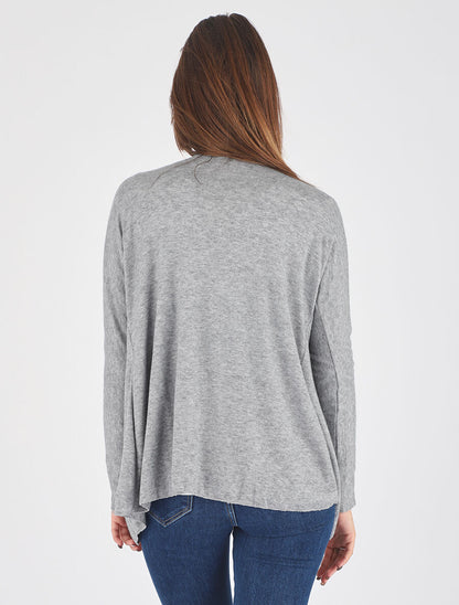 Ensemble gilet et t-shirt bicolore - Gris clair - 5