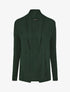 Gilet mi-long uni - Vert sapin - 4