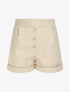Short droit taille haute - Beige - 1