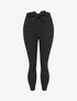 Pantalon slim taille empire fendue uni - Noir - 4